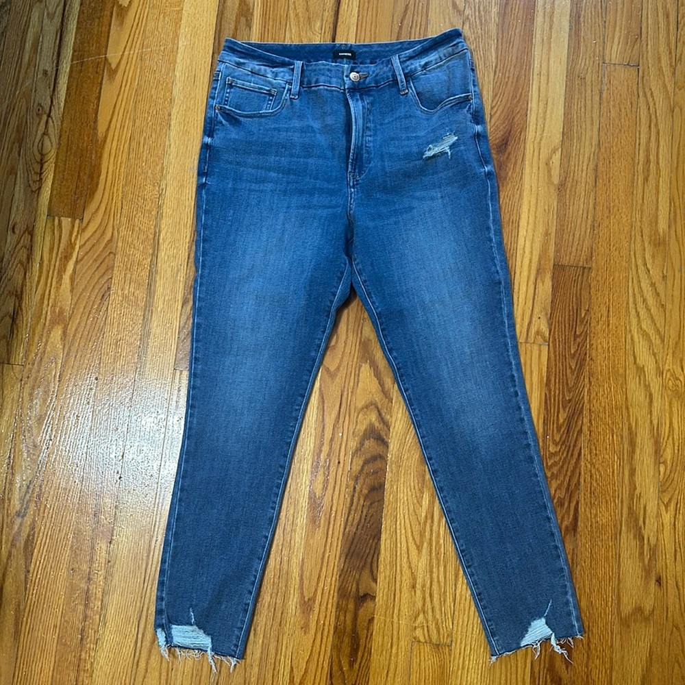 Express high rise skinny jeans